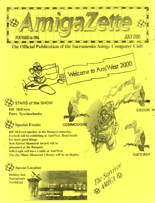 Image of the cover of an issue of AmigaZette